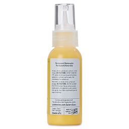 Gallery Glass Paint - Citrus Yellow, 2 oz (Back of bottle)