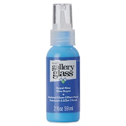 Gallery Glass Paint - Royal Blue, 2 oz (Front of bottle)