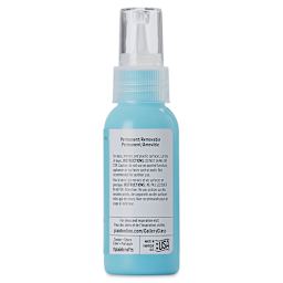 Gallery Glass Paint - Aqua, 2 oz (Back of bottle)