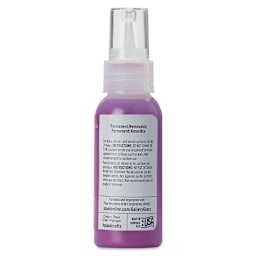 Gallery Glass Paint - Purple, 2 oz (Back of bottle)