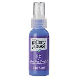 Gallery Glass Paint - Violet, 2 oz (Front of bottle)