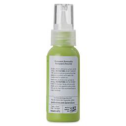 Gallery Glass Paint - Lime Green, 2 oz (Back of bottle)