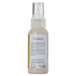 Gallery Glass Paint - Metallic Gold, 2 oz (Back of bottle)