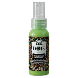 FolkArt Dots Acrylic Paint - Grassy Meadow, 2 oz (Front)