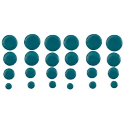 FolkArt Dots Acrylic Paint - Silky Peacock swatch