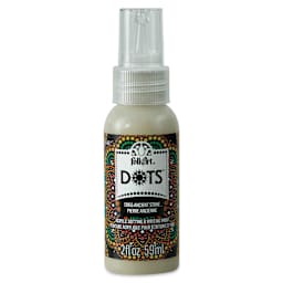 FolkArt Dots Acrylic Paint - Ancient Stone, 2 oz (Front)