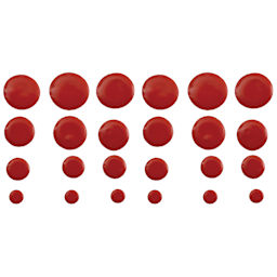 FolkArt Dots Acrylic Paint - Red Ribbon swatch