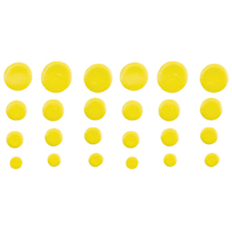 FolkArt Dots Acrylic Paint - Summer Sun swatch