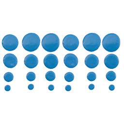 FolkArt Dots Acrylic Paint - Heavenly Blue swatch