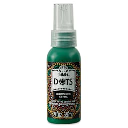 FolkArt Dots Acrylic Paint - Fresh Green, 2 oz (Front)
