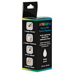 Artesprix Sublimation Acrylic Lightening Medium, 2 oz tube (front of packaging)