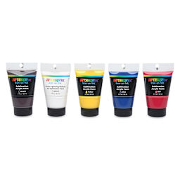 Artesprix Sublimation Acrylic Paints - Basic Set of 5, 2 oz tubes
