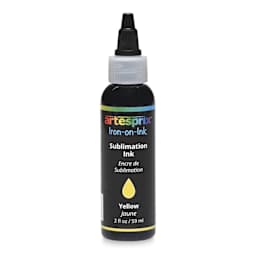 Artesprix Sublimation Ink - Yellow, 2 oz, front of bottle