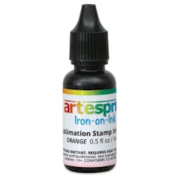 Artesprix Sublimation Stamp Ink Refill - Orange, 0.5 oz