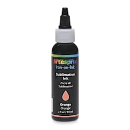 Artesprix Sublimation Ink - Orange, 2 oz, front of bottle