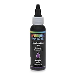 Artesprix Sublimation Ink - Purple 2 oz, front of bottle