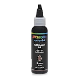 Artesprix Sublimation Ink - Brown, 2 oz, front of bottle