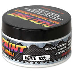 Flexi Paint Waterbased Flexible Cosplay Paint - White, 100 g (0.22 lb) side view