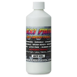 Flexi Paint Waterbased Flexible Cosplay Paint - White, 500 g (1.10 lb)