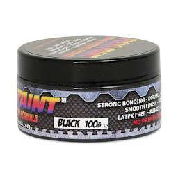 Flexi Paint Waterbased Flexible Cosplay Paint - Black, 100 g (0.22 lb) side view