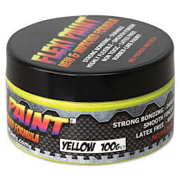 Flexi Paint Waterbased Flexible Cosplay Paint - Yellow, 100 g (0.22 lb) side view