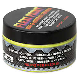 Flexi Paint Waterbased Flexible Cosplay Paint - Yellow, 100 g (0.22 lb) back