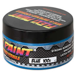 Flexi Paint Waterbased Flexible Cosplay Paint - Blue, 100 g (0.22 lb) side view