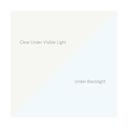 Wildfire Invisible Clear Color Luminescent Polyurethane Paint - White swatch