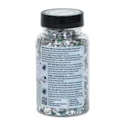 Plaid FolkArt Terrazzo Color Chip Flakes - Teal Multi, 2.47 oz back of bottle