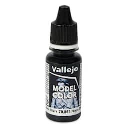 Vallejo Acrylic Model Color Paint - Gloss Black, 18 ml
