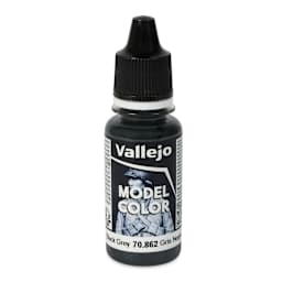 Vallejo Acrylic Model Color Paint - Black Grey, 18 ml