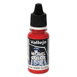 Vallejo Acrylic Model Color Paint - Scarlet, 18 ml
