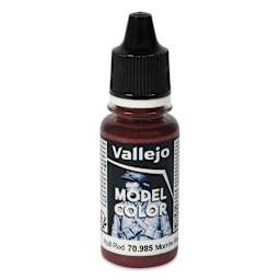 Vallejo Acrylic Model Color Paint - Hull Red, 18 ml