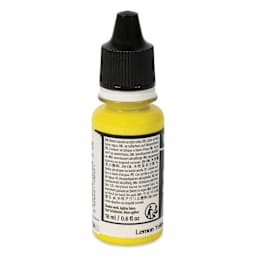 Vallejo Acrylic Model Color Paint - Lemon Yellow, 18 ml back