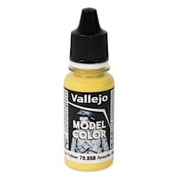 Vallejo Acrylic Model Color Paint - Ice Yellow, 18 ml