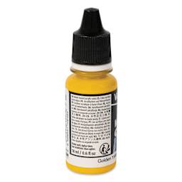 Vallejo Acrylic Model Color Paint - Golden Yellow, 18 ml back