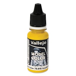 Vallejo Acrylic Model Color Paint - Deep Yellow, 18 ml