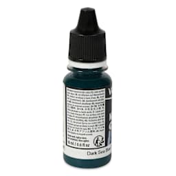 Vallejo Acrylic Model Color Paint - Dark Sea Blue, 18 ml back