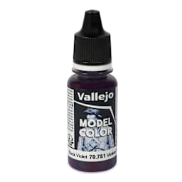 Vallejo Acrylic Model Color Paint - Black Violet, 18 ml