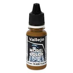 Vallejo Acrylic Model Color Paint - Medium Brown, 18 ml
