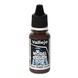 Vallejo Acrylic Model Color Paint - Camouflage Black Brown, 18 ml