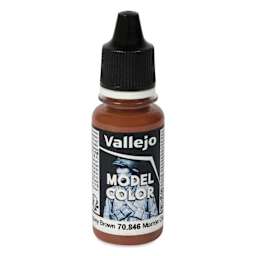 Vallejo Acrylic Model Color Paint - Mahogany Brown, 18 ml