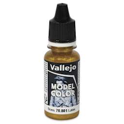 Vallejo Acrylic Model Color Paint - Brass, 18 ml