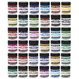 Nicker Poster Colour Paints - Set of 36, Assorted Colors, 40 ml