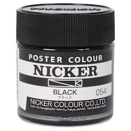 Nicker Poster Colour Paint - Black, 40 ml