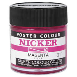 Nicker Poster Colour Paint - Magenta, 40 ml