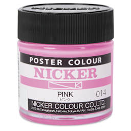 Nicker Poster Colour Paint - Pink, 40 ml