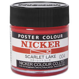 Nicker Poster Colour Paint - Scarlet Lake, 40 ml