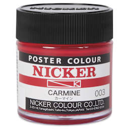 Nicker Poster Colour Paint - Carmine, 40 ml