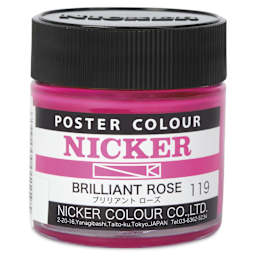 Nicker Poster Colour Paint - Brilliant Rose, 40 ml